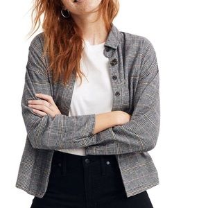 NWT Madewell Flannel Bromley Short in Ronan Plaid